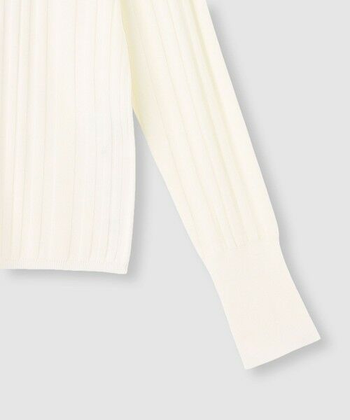 allureville / アルアバイル ニット・セーター | ストライプモックネックレス プルオーバー | 詳細3