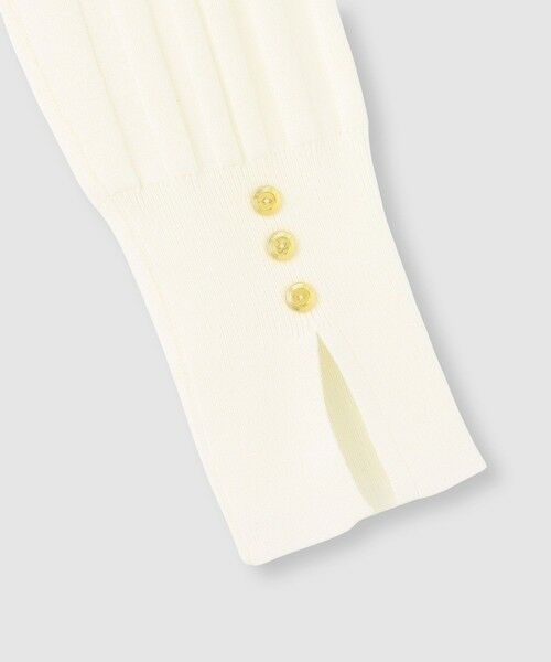 allureville / アルアバイル ニット・セーター | ストライプモックネックレス プルオーバー | 詳細4