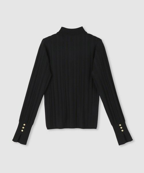 allureville / アルアバイル ニット・セーター | ストライプモックネックレス プルオーバー | 詳細8