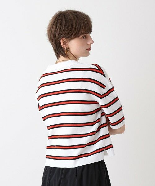 allureville / アルアバイル ニット・セーター | ボーダーポロ プルオーバー | 詳細5