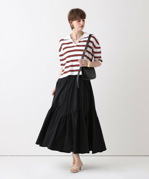 allureville / アルアバイル ニット・セーター | ボーダーポロ プルオーバー | 詳細6