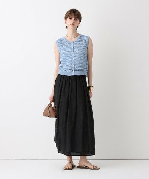 allureville / アルアバイル ニット・セーター | 透かし編みジレプルオーバー | 詳細11