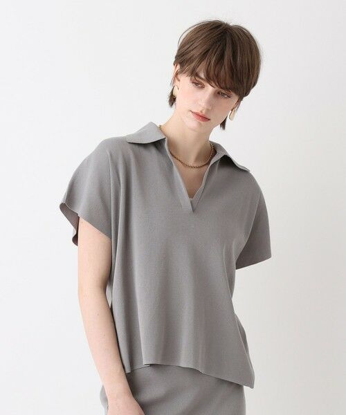 allureville / アルアバイル ニット・セーター | ハイツイストソウバリスキッパープルオーバー(グレー (92))