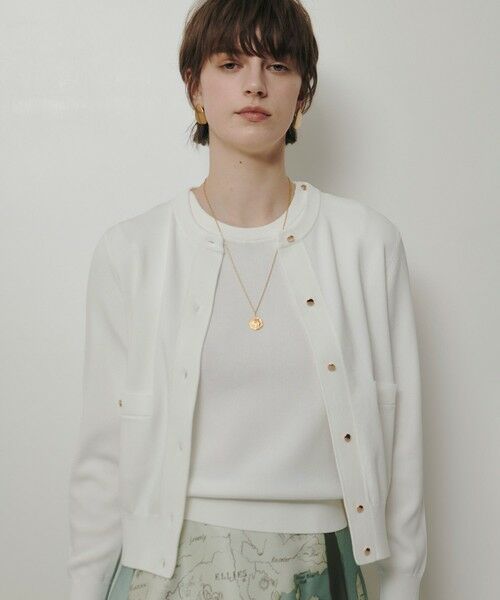 allureville / アルアバイル カーディガン・ボレロ | ポケットクルーカーディガン | 詳細1
