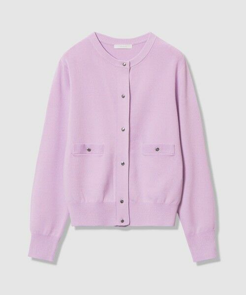 allureville / アルアバイル カーディガン・ボレロ | ポケットクルーカーディガン（ラベンダー (53)）