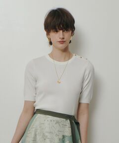 allureville / アルアバイル ニット・セーター | ソウバリ肩釦クループルオーバー