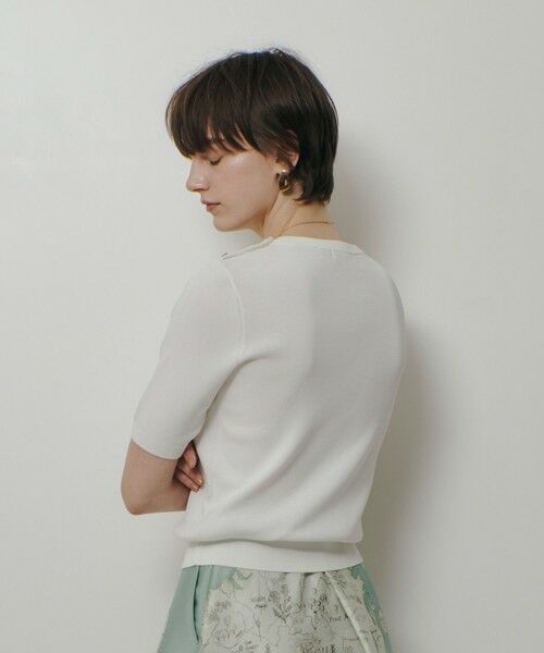 allureville / アルアバイル ニット・セーター | ソウバリ肩釦クループルオーバー | 詳細3