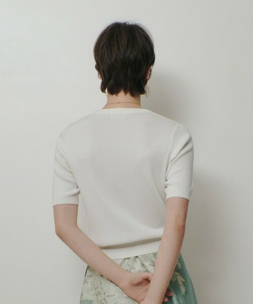allureville / アルアバイル ニット・セーター | ソウバリ肩釦クループルオーバー | 詳細4