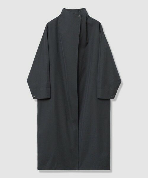 allureville / アルアバイル ダッフルコート | スタンドカラーコクーンコート（ネイビー (65)）