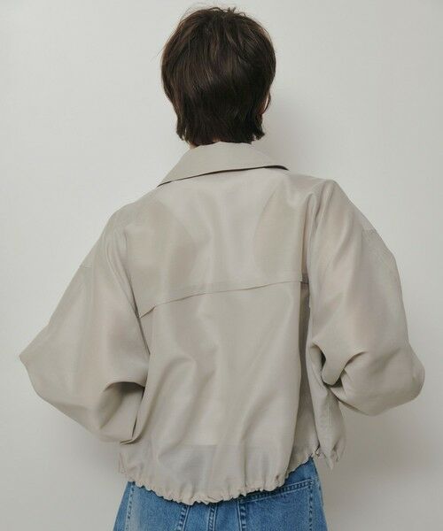 allureville / アルアバイル ブルゾン | オーガンジーステンカラーブルゾン | 詳細4