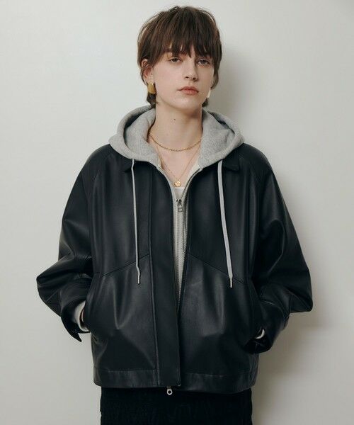 allureville / アルアバイル ブルゾン | レザーブルゾン | 詳細3