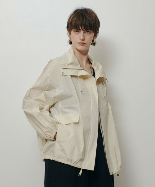 allureville / アルアバイル ブルゾン | メモリータフタスタンドカラーブルゾン | 詳細2