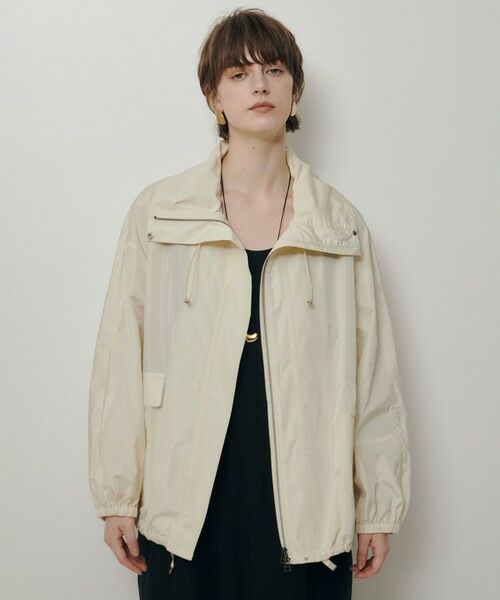 allureville / アルアバイル ブルゾン | メモリータフタスタンドカラーブルゾン | 詳細3