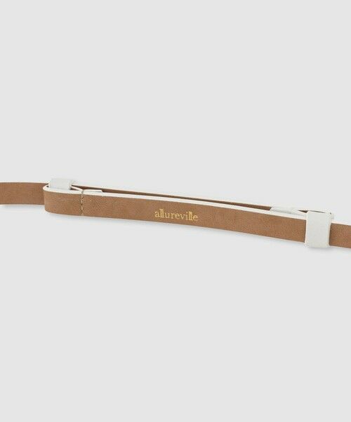 allureville / アルアバイル ベルト・サスペンダー | ◇クロスパーツ細ベルト | 詳細2