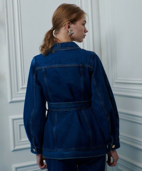 allureville / アルアバイル Gジャン・デニムジャケット | 【LOULOU WILLOUGHBY】カーブスリーブデニムジャケット | 詳細3