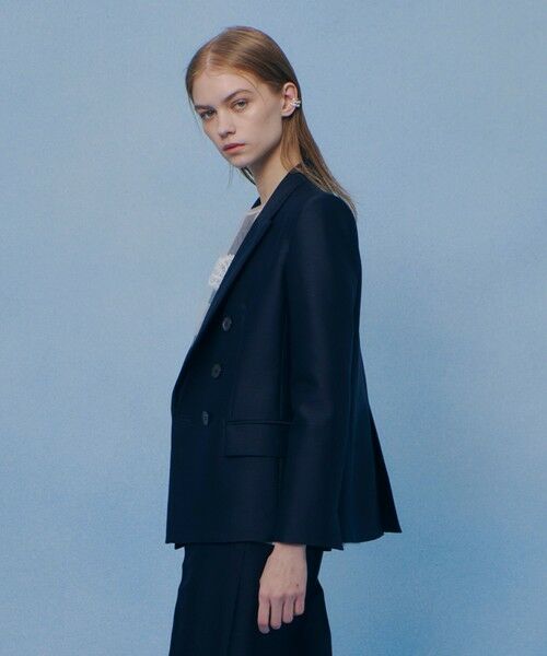 allureville / アルアバイル テーラードジャケット | 【LOULOU WILLOUGHBY】シルクウールツイルダブルジャケット | 詳細2