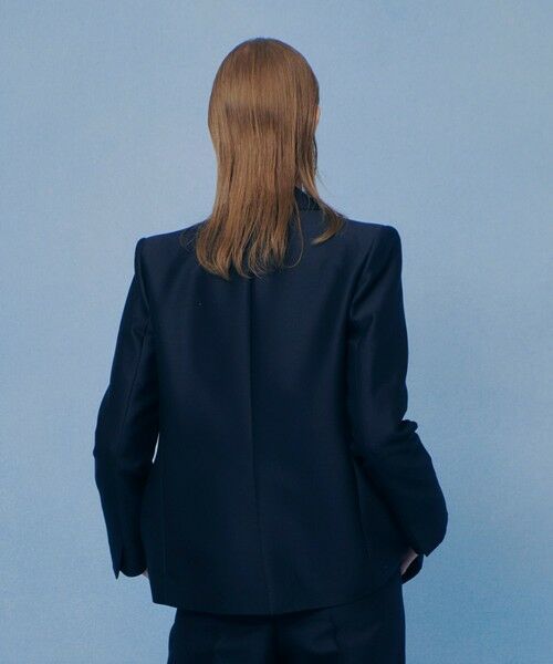 allureville / アルアバイル テーラードジャケット | 【LOULOU WILLOUGHBY】シルクウールツイルダブルジャケット | 詳細4