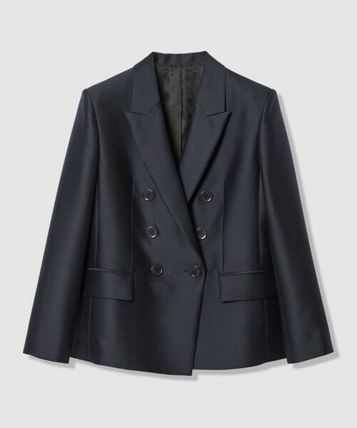 allureville / アルアバイル テーラードジャケット | 【LOULOU WILLOUGHBY】シルクウールツイルダブルジャケット | 詳細6