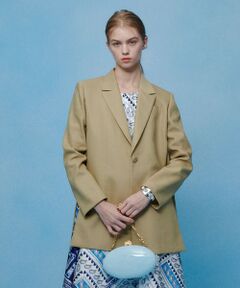 allureville / アルアバイル テーラードジャケット | 【LOULOU WILLOUGHBY】ＮＡＬＹＡリネンストレッチベルトジャケット