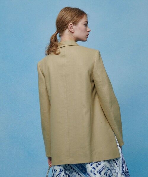 allureville / アルアバイル テーラードジャケット | 【LOULOU WILLOUGHBY】ＮＡＬＹＡリネンストレッチベルトジャケット | 詳細9