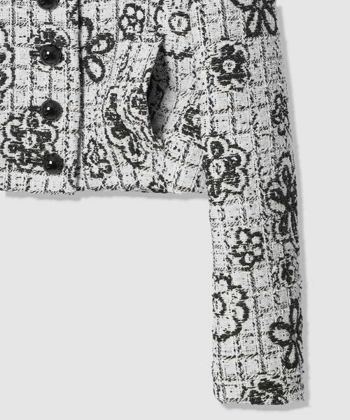 allureville / アルアバイル ノーカラージャケット | 【LOULOU WILLOUGHBY】MALHIA ツイードクルージャケット | 詳細13