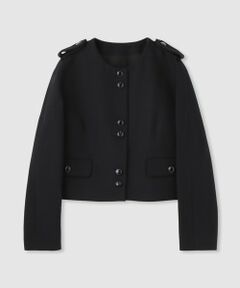 allureville / アルアバイル ノーカラージャケット | 【LOULOU WILLOUGHBY】コットンダブルクロスジャケット