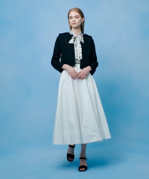 allureville / アルアバイル ノーカラージャケット | 【LOULOU WILLOUGHBY】コットンダブルクロスジャケット | 詳細17