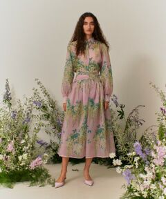 allureville / アルアバイル ミニ・ひざ丈スカート | 【LOULOU WILLOUGHBY】RATTIオーガンフラワースカート