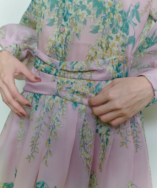 allureville / アルアバイル ミニ・ひざ丈スカート | 【LOULOU WILLOUGHBY】RATTIオーガンフラワースカート | 詳細5