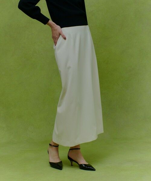 allureville / アルアバイル ミニ・ひざ丈スカート | 【LOULOU WILLOUGHBY】ダブルクロスタイトスカート | 詳細1