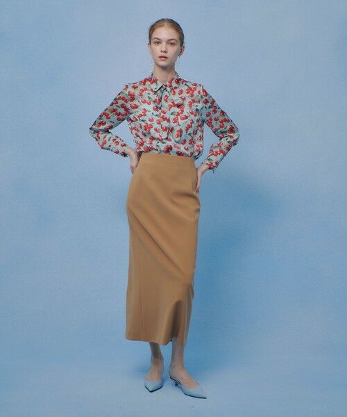 allureville / アルアバイル ミニ・ひざ丈スカート | 【LOULOU WILLOUGHBY】ダブルクロスタイトスカート | 詳細15