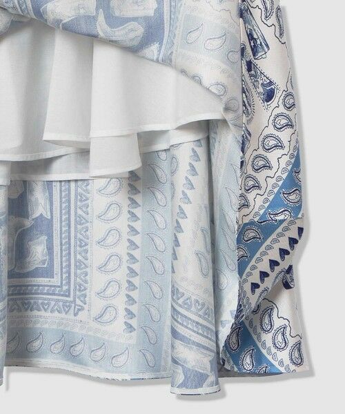 allureville / アルアバイル ミニ・ひざ丈スカート | 【LOULOU WILLOUGHBY】ウエスタンスカーフプリントフレアスカート | 詳細10