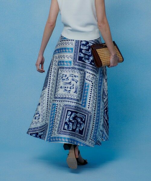 allureville / アルアバイル ミニ・ひざ丈スカート | 【LOULOU WILLOUGHBY】ウエスタンスカーフプリントフレアスカート | 詳細2