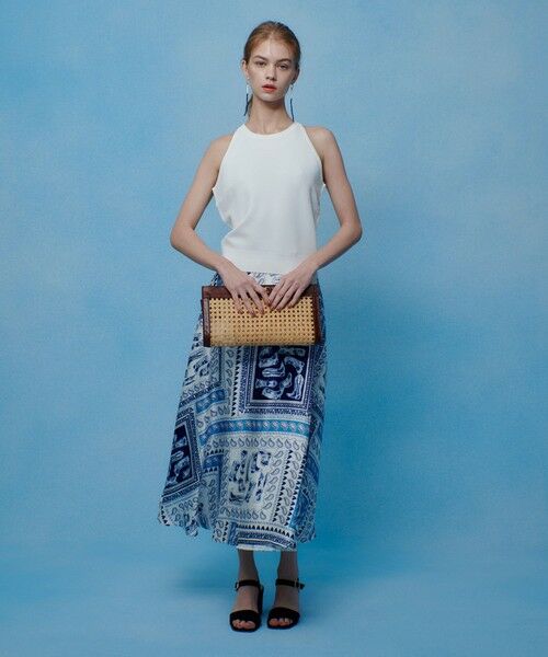 allureville / アルアバイル ミニ・ひざ丈スカート | 【LOULOU WILLOUGHBY】ウエスタンスカーフプリントフレアスカート | 詳細3