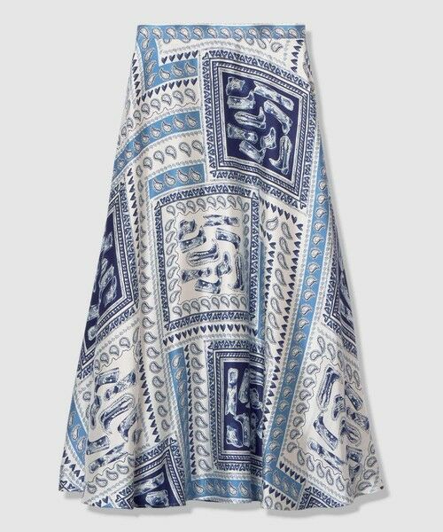 allureville / アルアバイル ミニ・ひざ丈スカート | 【LOULOU WILLOUGHBY】ウエスタンスカーフプリントフレアスカート | 詳細7