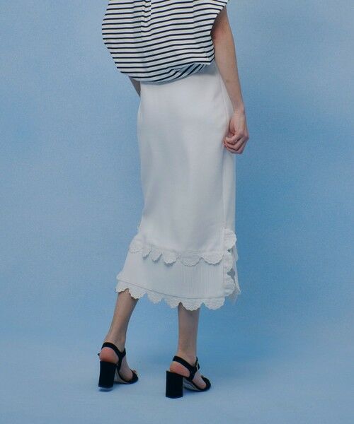 allureville / アルアバイル ミニ・ひざ丈スカート | 【LOULOU WILLOUGHBY】パンチングスカラスカート | 詳細3