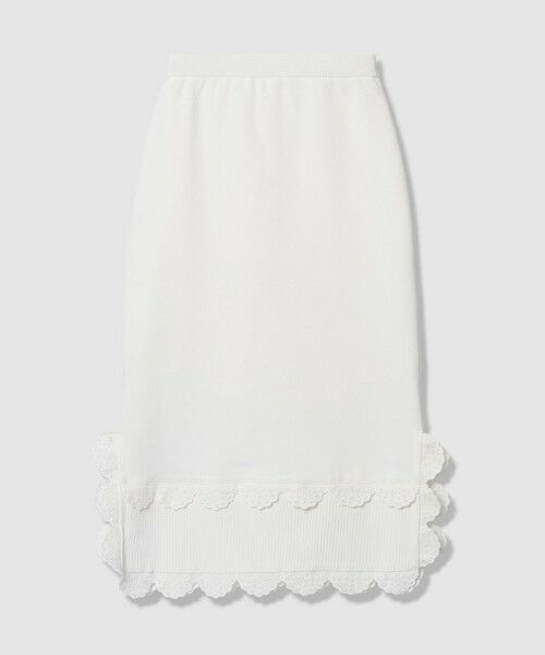 allureville / アルアバイル ミニ・ひざ丈スカート | 【LOULOU WILLOUGHBY】パンチングスカラスカート | 詳細6