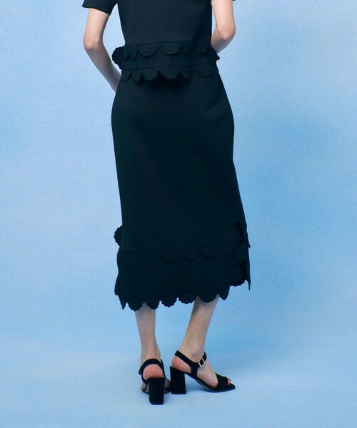 allureville / アルアバイル ミニ・ひざ丈スカート | 【LOULOU WILLOUGHBY】パンチングスカラスカート | 詳細11