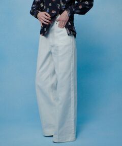 allureville / アルアバイル デニムパンツ | 【LOULOU WILLOUGHBY】ハイウエストワイドデニムパンツ