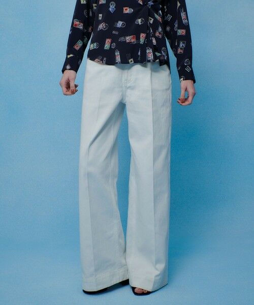 allureville / アルアバイル デニムパンツ | 【LOULOU WILLOUGHBY】ハイウエストワイドデニムパンツ | 詳細1