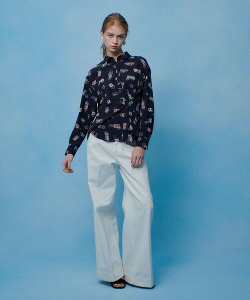 allureville / アルアバイル デニムパンツ | 【LOULOU WILLOUGHBY】ハイウエストワイドデニムパンツ | 詳細4