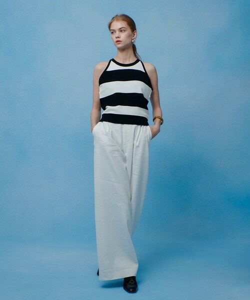 allureville / アルアバイル その他パンツ | 【LOULOU WILLOUGHBY】ＮＡＬＹＡリネンストレッチワイドパンツ | 詳細4