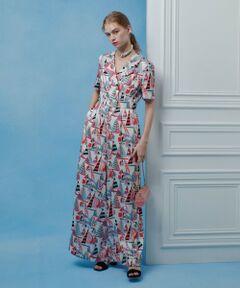 allureville / アルアバイル サロペット・オールインワン | 【LOULOU WILLOUGHBY】ＲＡＴＴＩマリーナプリントオールインワン