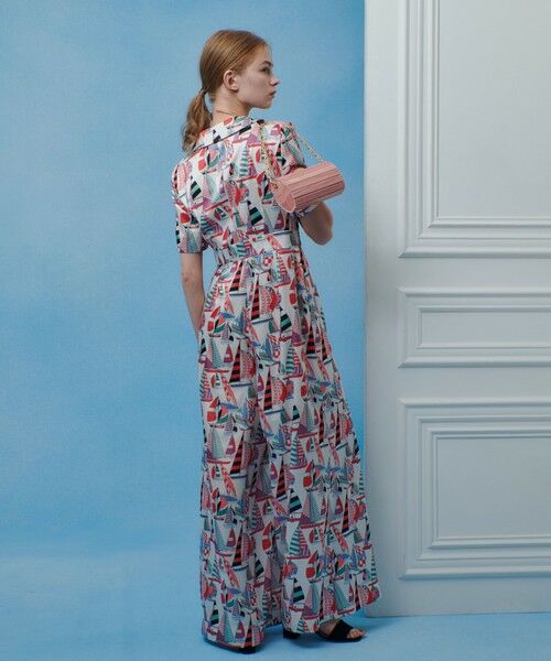 allureville / アルアバイル サロペット・オールインワン | 【LOULOU WILLOUGHBY】ＲＡＴＴＩマリーナプリントオールインワン | 詳細4