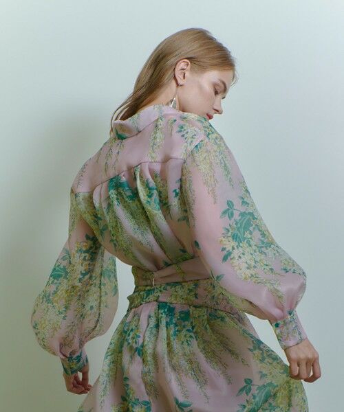 allureville / アルアバイル シャツ・ブラウス | 【LOULOU WILLOUGHBY】RATTIオーガンフラワーブラウス | 詳細5