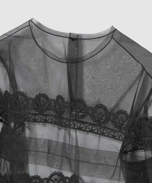 allureville / アルアバイル シャツ・ブラウス | 【LOULOU WILLOUGHBY】チュールレースブラウス | 詳細10