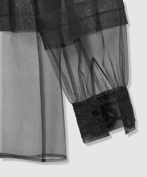 allureville / アルアバイル シャツ・ブラウス | 【LOULOU WILLOUGHBY】チュールレースブラウス | 詳細11