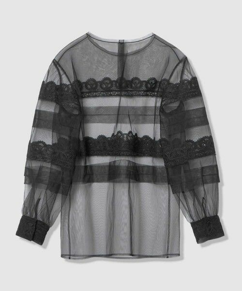 allureville / アルアバイル シャツ・ブラウス | 【LOULOU WILLOUGHBY】チュールレースブラウス | 詳細9