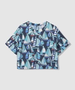 allureville / アルアバイル シャツ・ブラウス | 【LOULOU WILLOUGHBY】ＲＡＴＴＩマリーナプリント Ｔブラウス