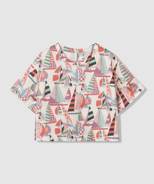 allureville / アルアバイル シャツ・ブラウス | 【LOULOU WILLOUGHBY】ＲＡＴＴＩマリーナプリント Ｔブラウス | 詳細5